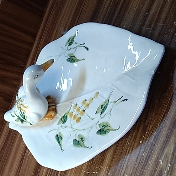 Vintage Italian made duck tray pottery - Picture 1 of 5